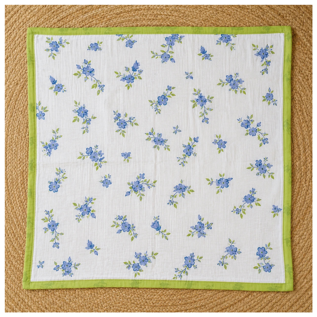 4 Layer Muslin Blanket - Blueberry