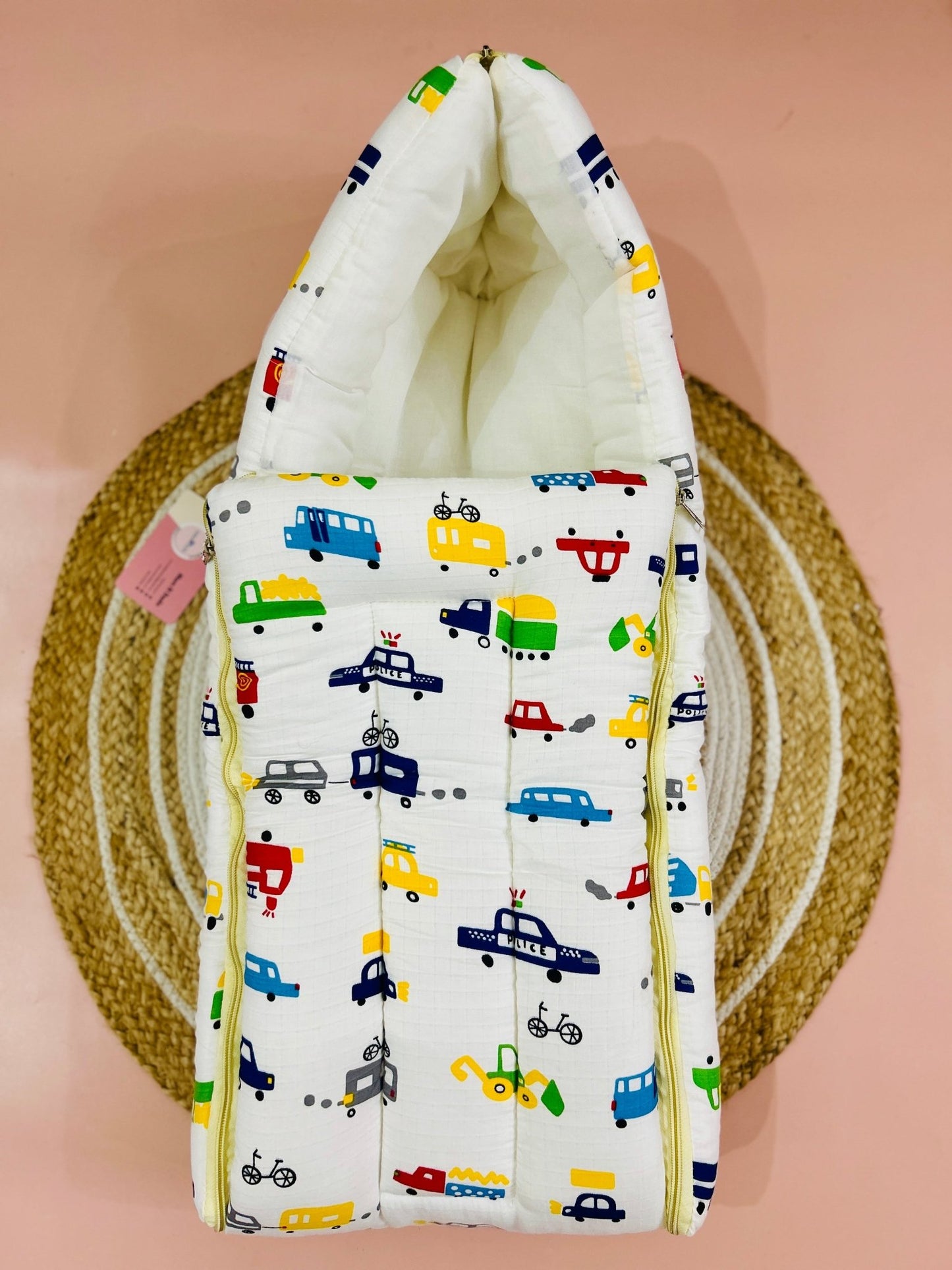Baby Sleeping Bag & Carry Nest | 0–6 Months | Car - momndada