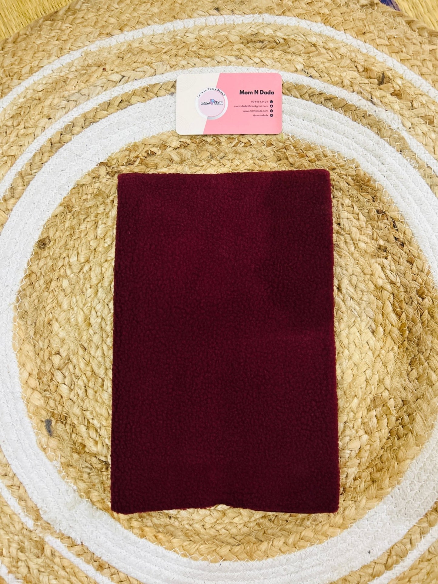 Dry Sheet Regular Size - Maroon Colour - momndada