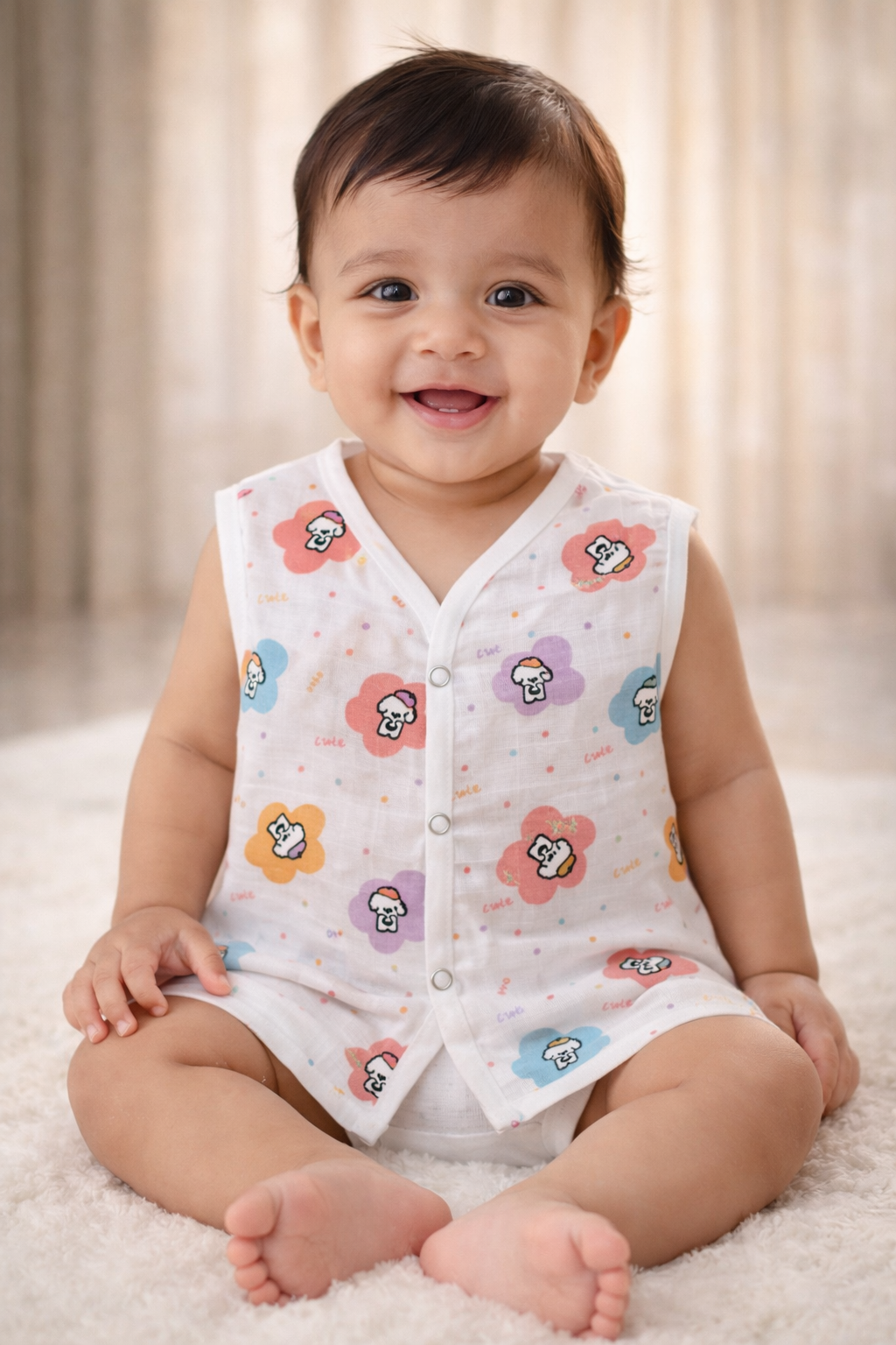 Button Jabla- Cute Dog Print