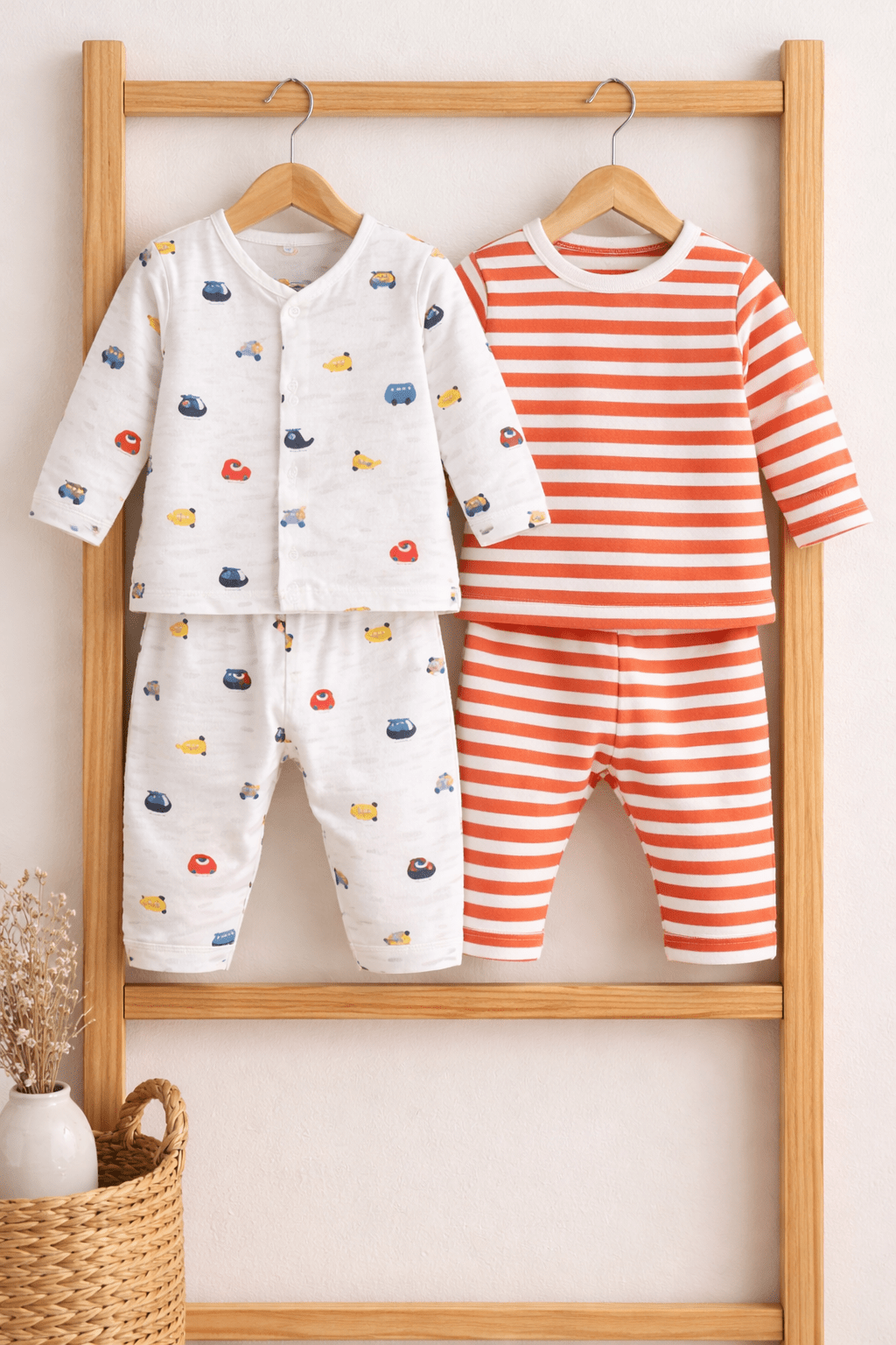 Full Sleeve Coordset - Pack of 2 (muslin suit, Cotton suit) - momndada