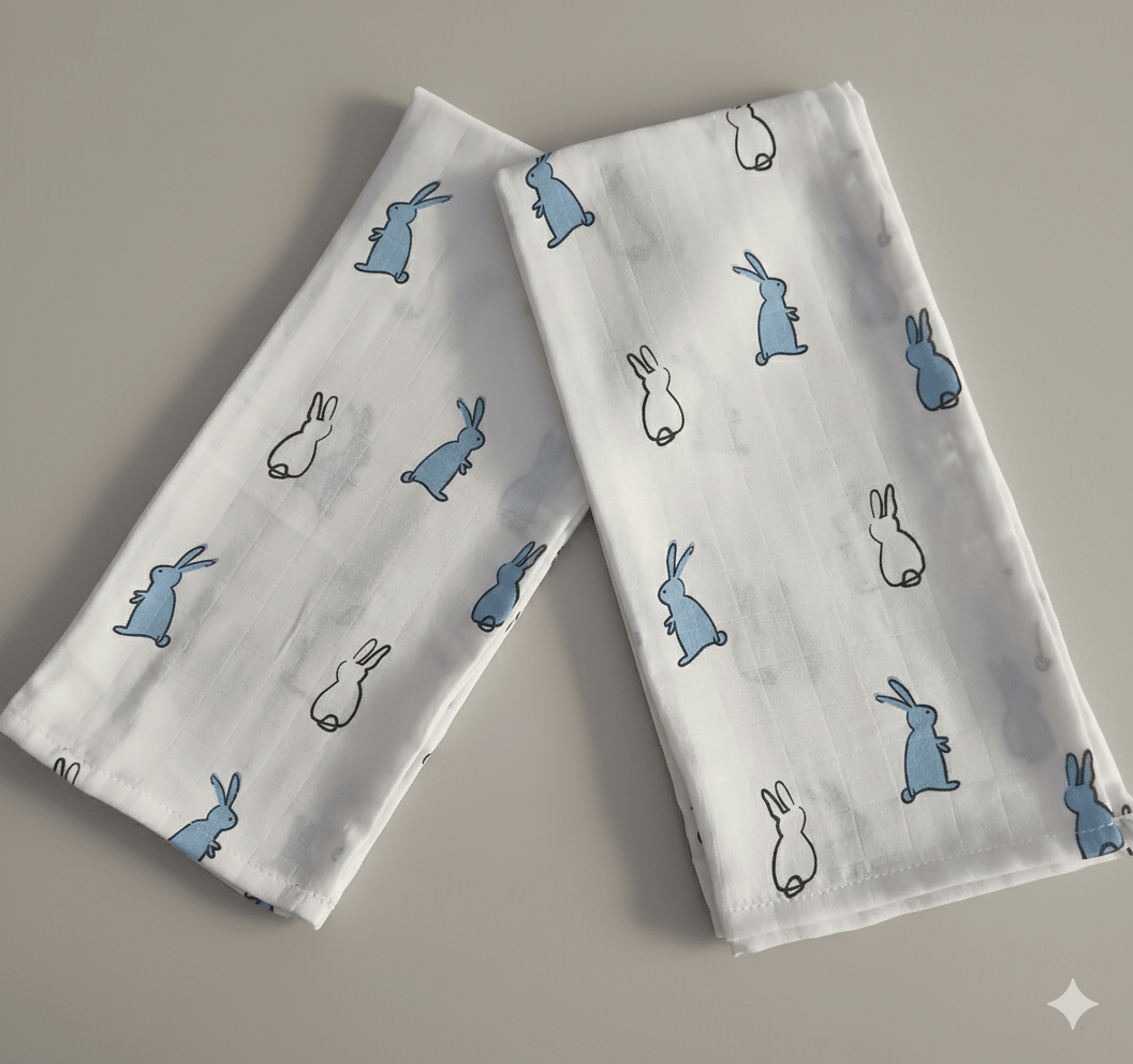 Muslin Bathtowel - Rabbit - momndada