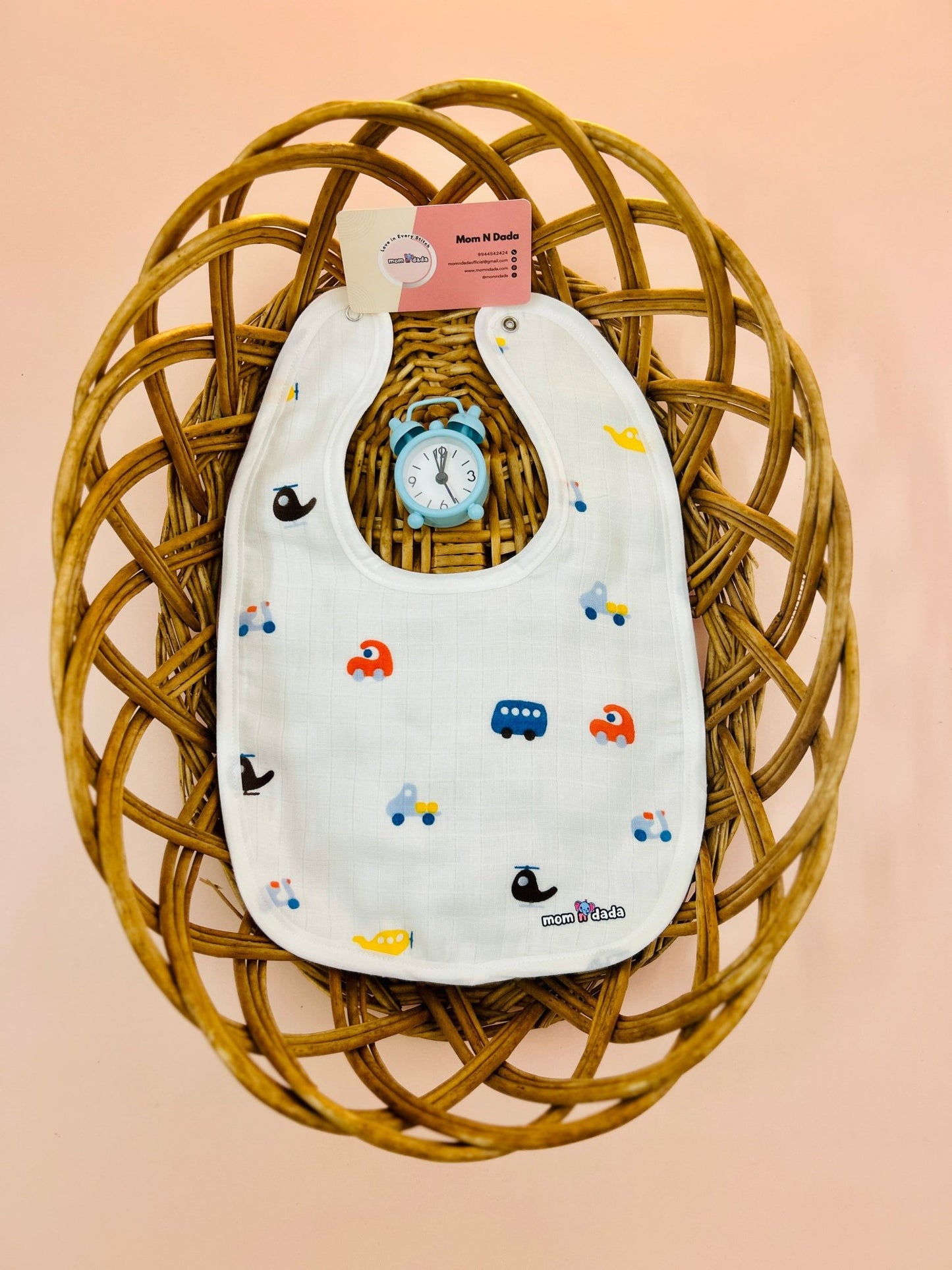 Muslin Bibs - Helicopter Design - momndada