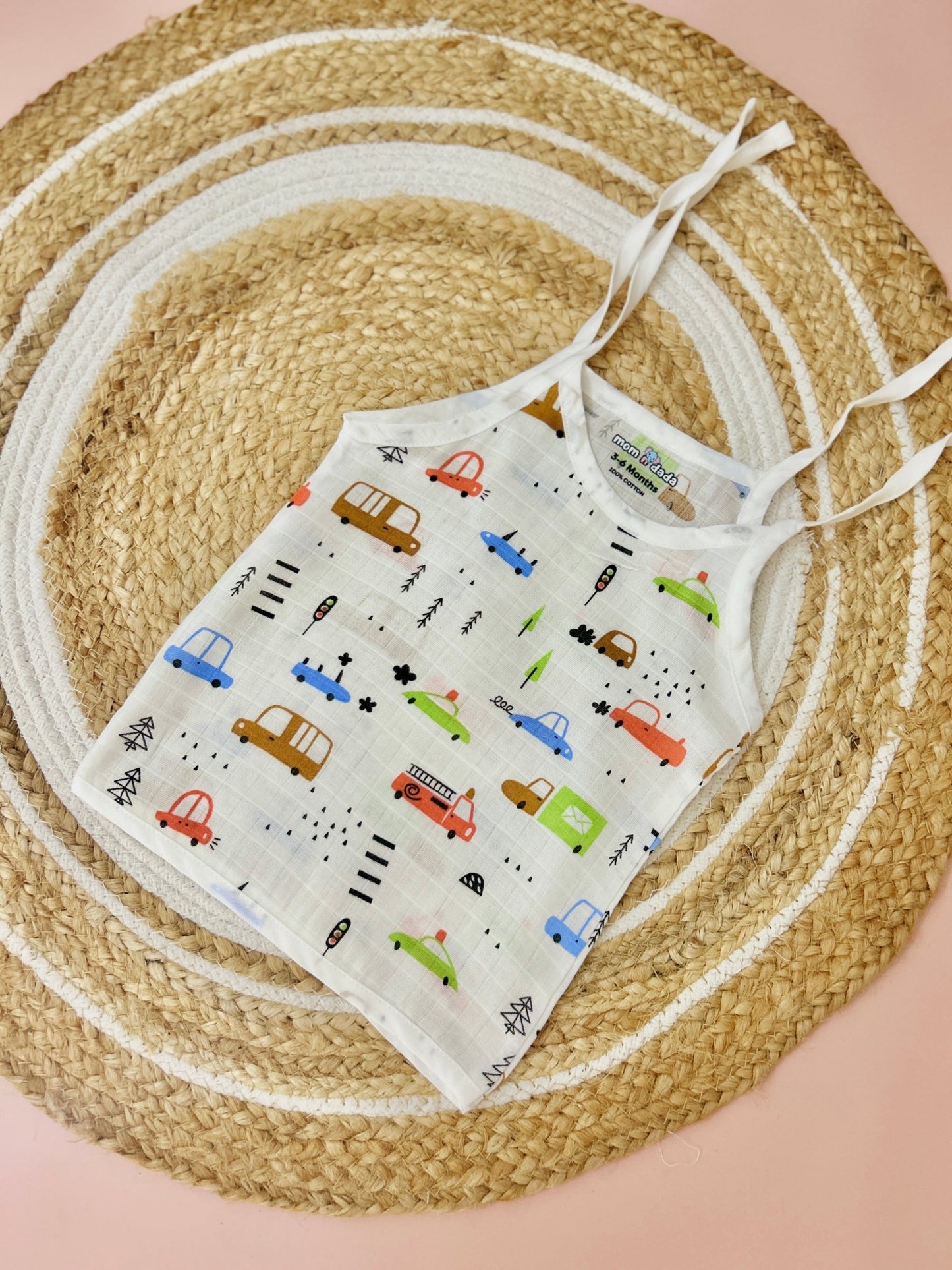Muslin Knot Jabla - Truck Car Print - momndada