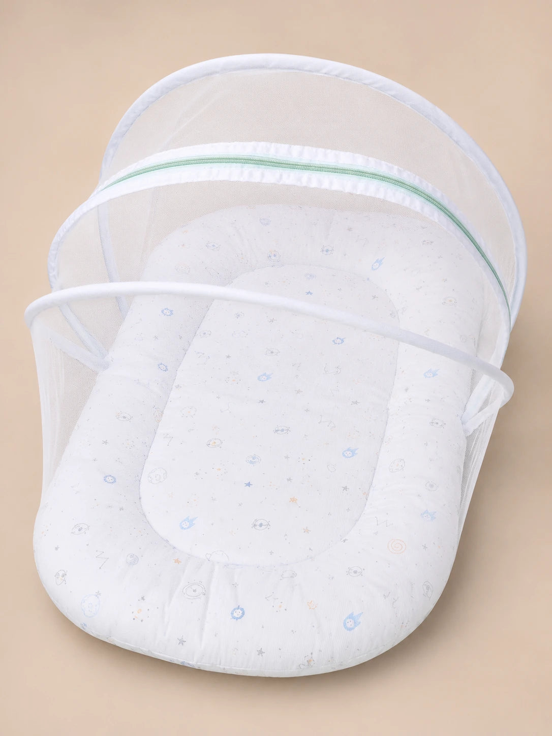 Muslin Baby Net Bed with Mosquito Net | Planet (Upto Above 1 year)