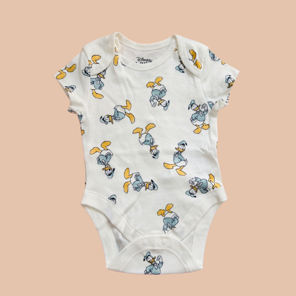 Soft Cotton Onesies 3-6 Month - Duck Print