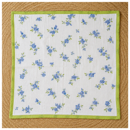 4 Layer Muslin Blanket - Blueberry