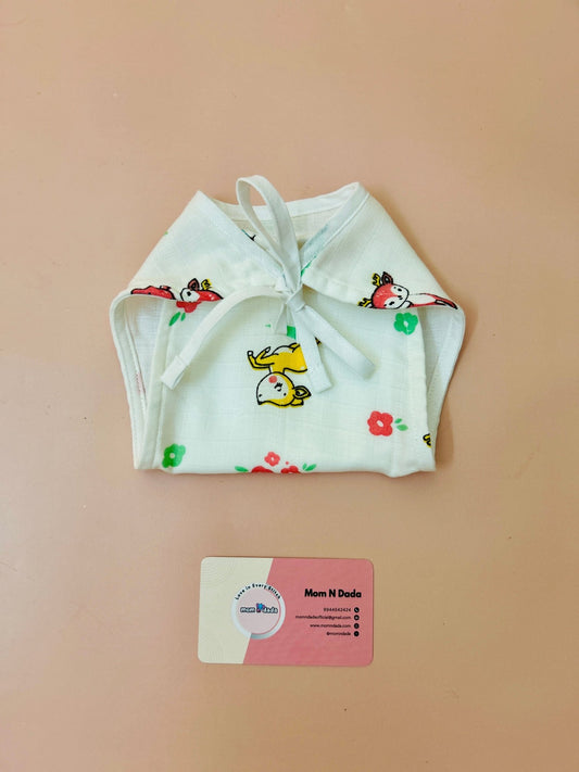 5 layer Muslin Nappy - Deer Print - momndada