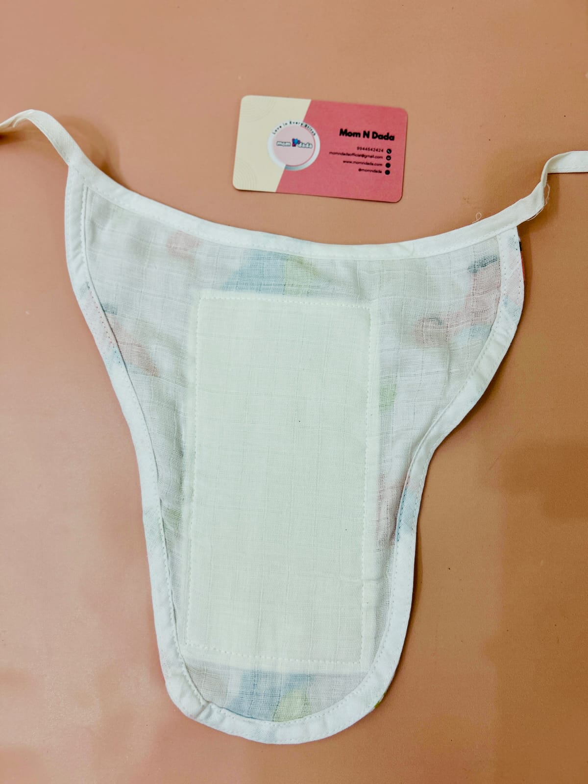 5 layer Muslin Nappy - Panda Print - momndada