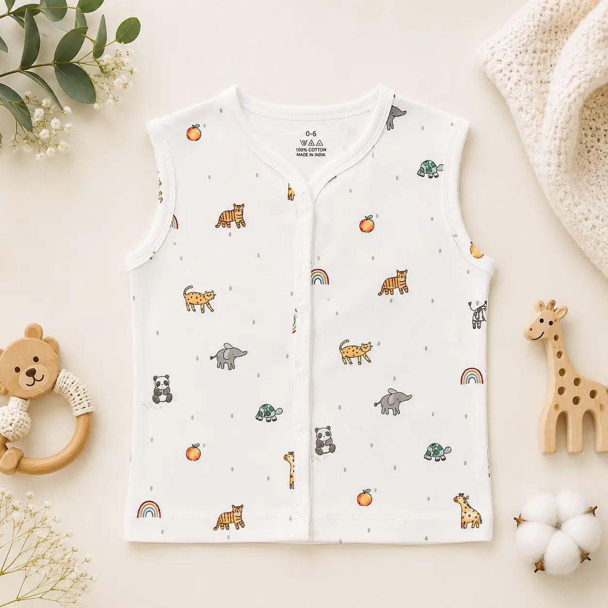 Premium Cotton Jabla Supersoft - Bear Print