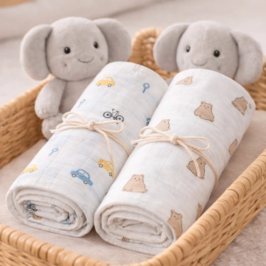 Muslin Bathtowel - Pack of 2