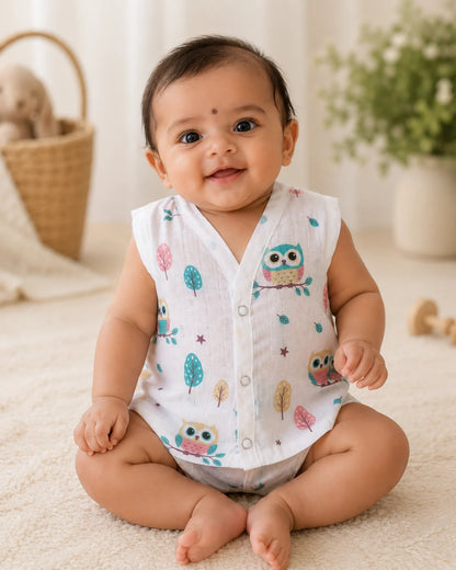 Newborn Hospital Bag Kit | 40 Essential Items | Organic Muslin