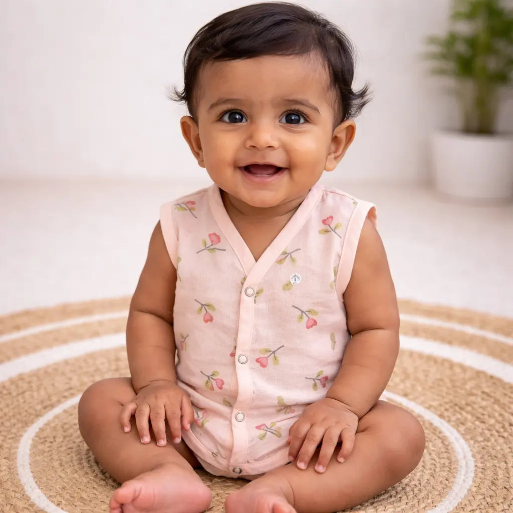 Button Jabla NB Colour - Flower Print