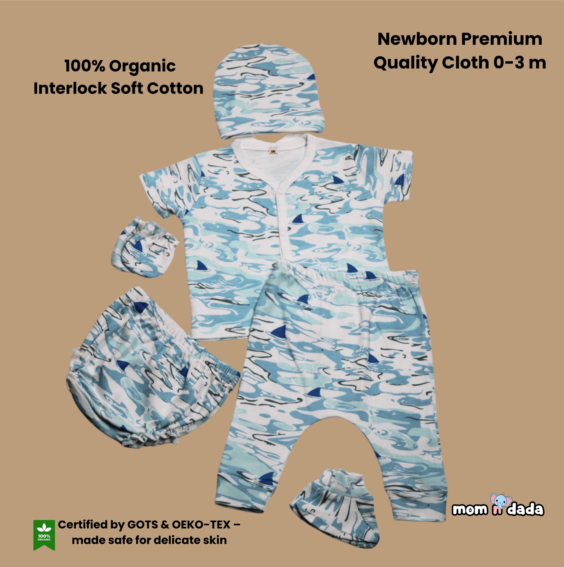 🎁 Baby Shower Gift - 6 items - momndada