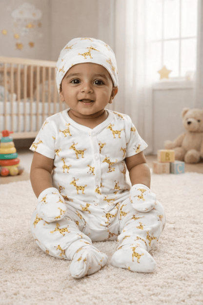 🎁 Baby Shower / Newborn Gift Set – Soft Cotton 7 - Piece Combo - momndada