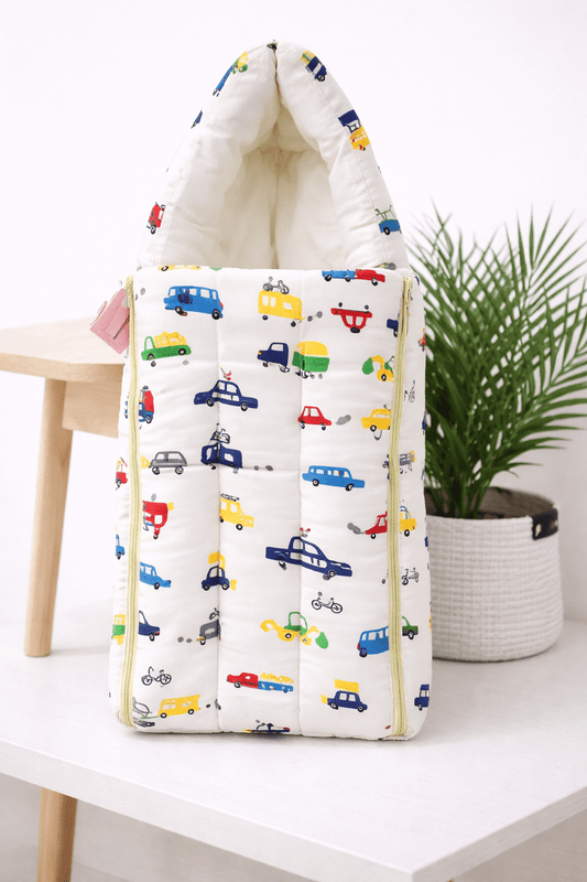 Baby Sleeping Bag & Carry Nest | 0–6 Months | Car - momndada