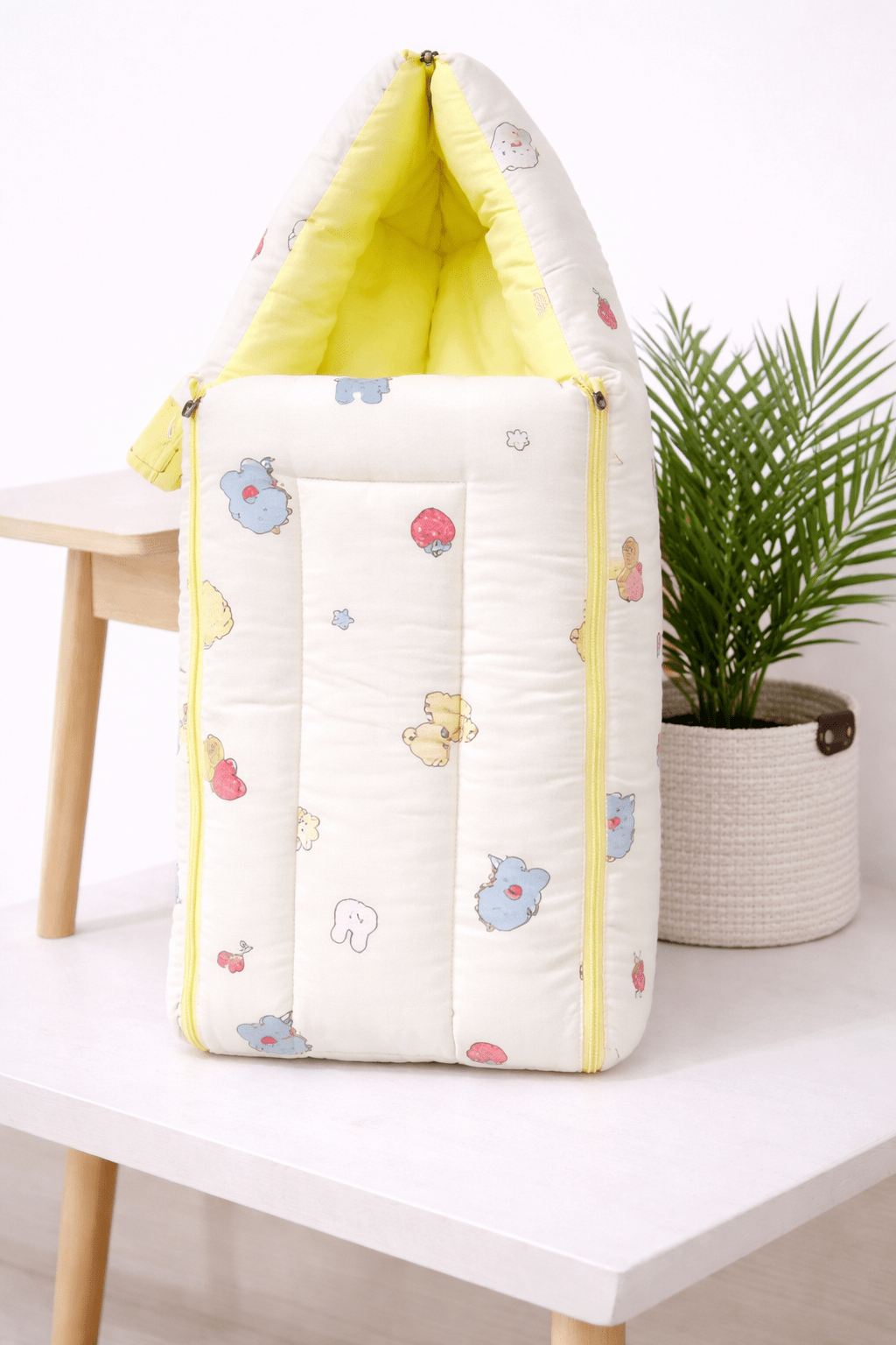Baby Sleeping Bag & Carry Nest | 0–6 Months | Cherry - momndada