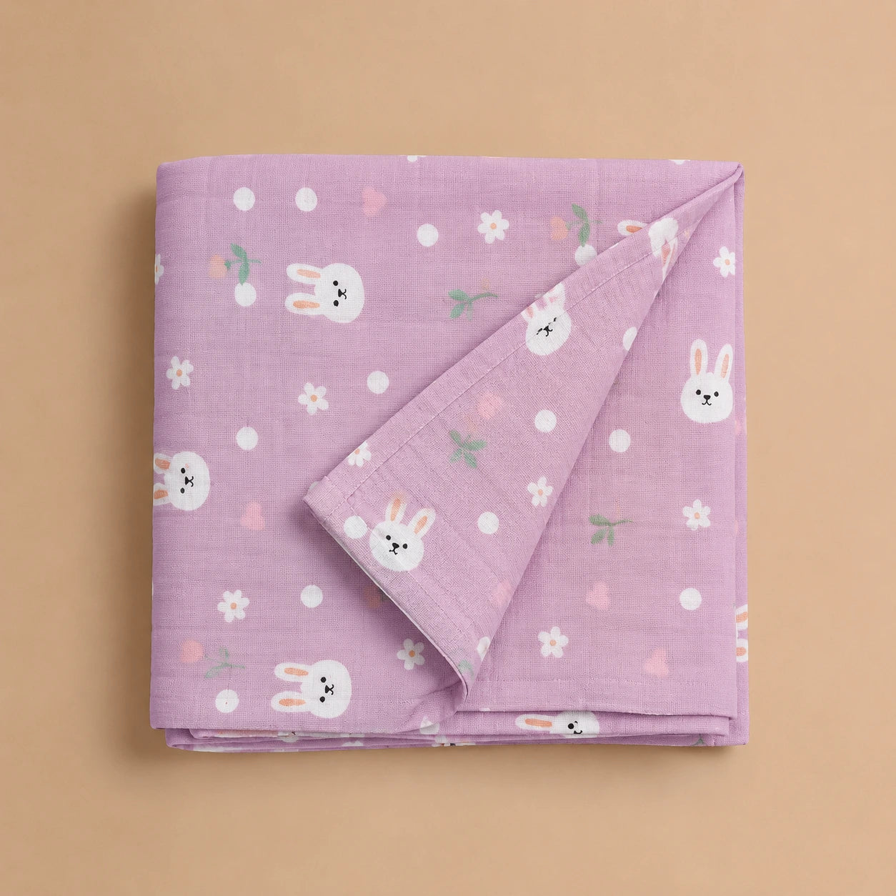 Muslin Swaddle - Bunny Print