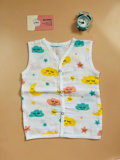 Button Jabla - Cloud Print - momndada