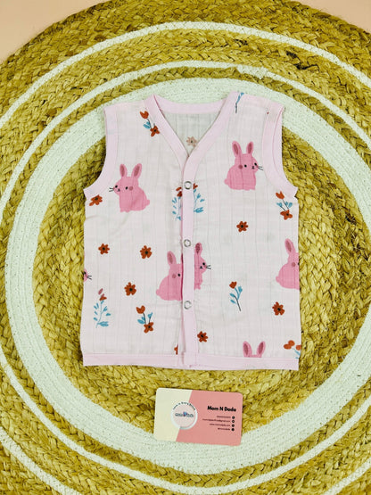 Button Jabla Colour - Rabbit print - momndada