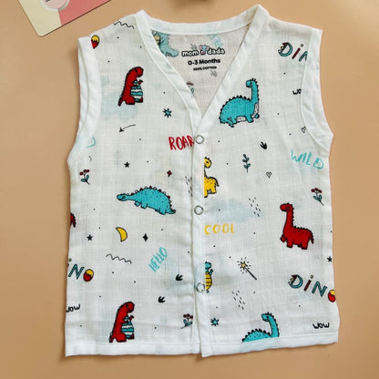 Button Jabla - Dino Print - momndada