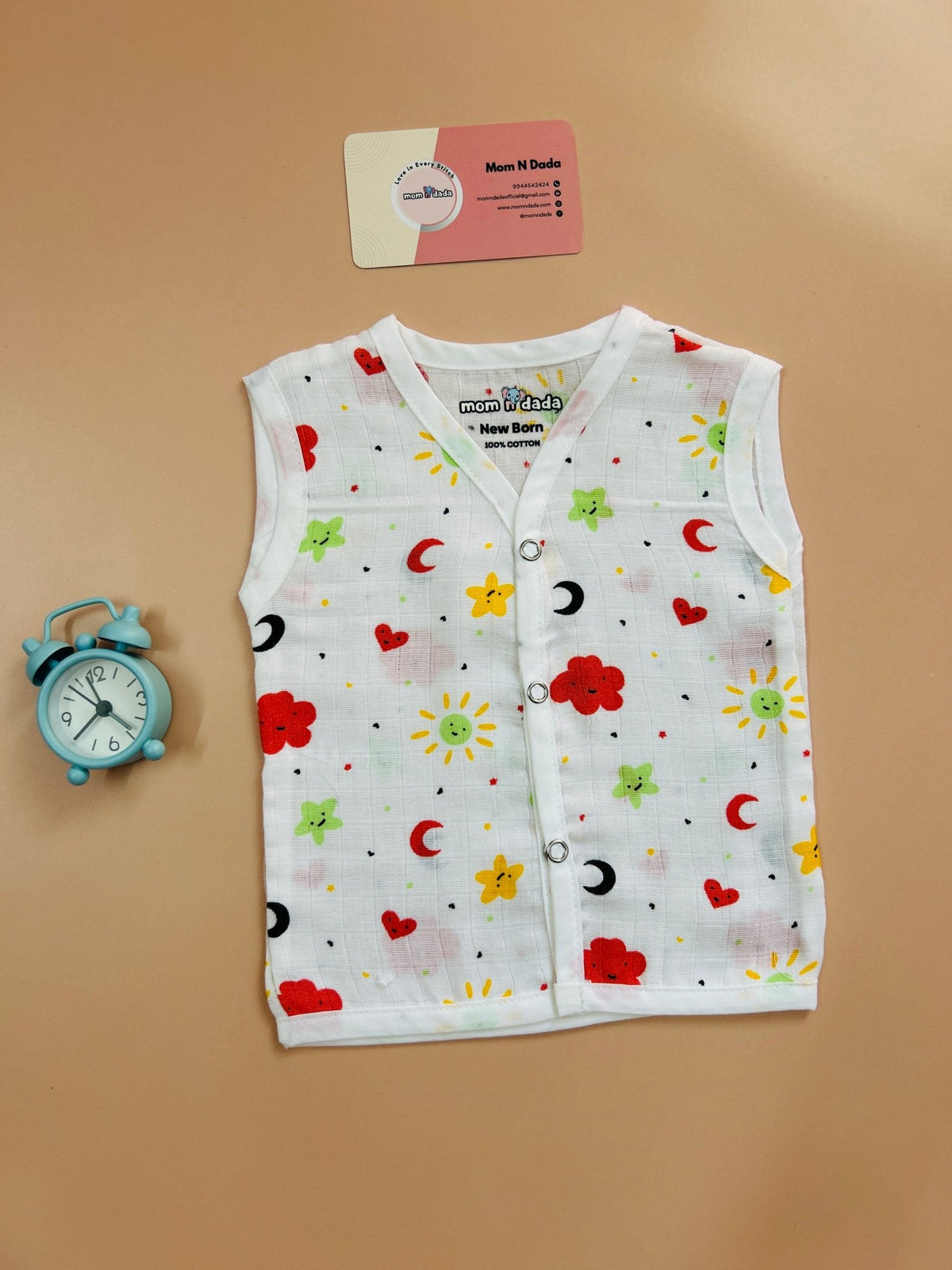 Button Jabla - Sun & Moon Print - momndada
