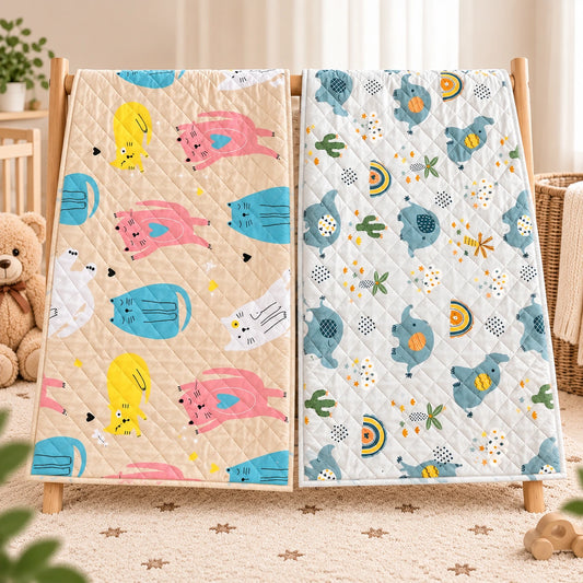 Baby AC Quilt - Pack Of 2 (Assorted)