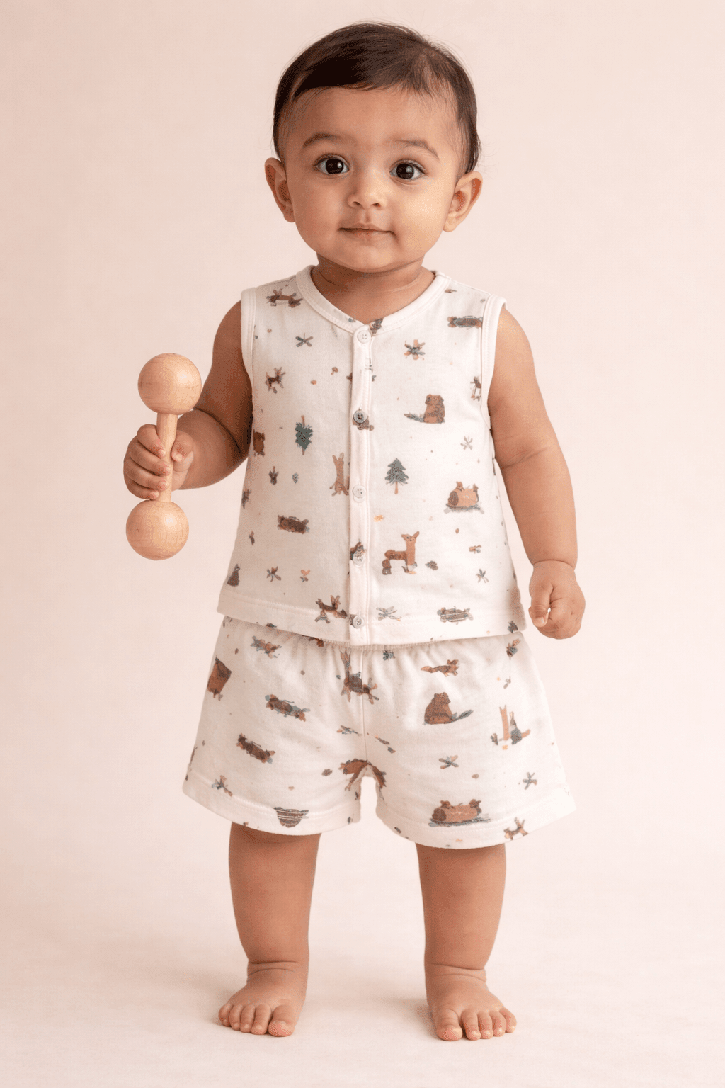 Cotton Baby Co - Ord Set - Animal Print - momndada