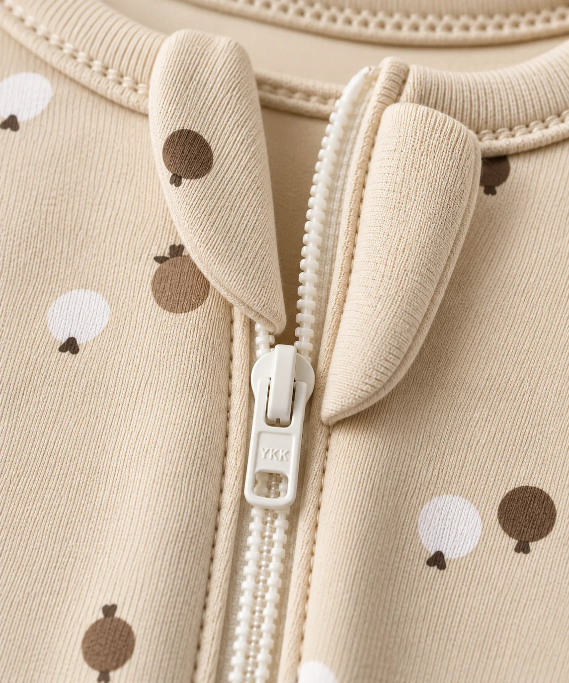Soft Knitted organic cotton Jumpsuit - Beige Colour