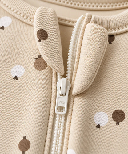 Soft Knitted organic cotton Jumpsuit - Beige Colour