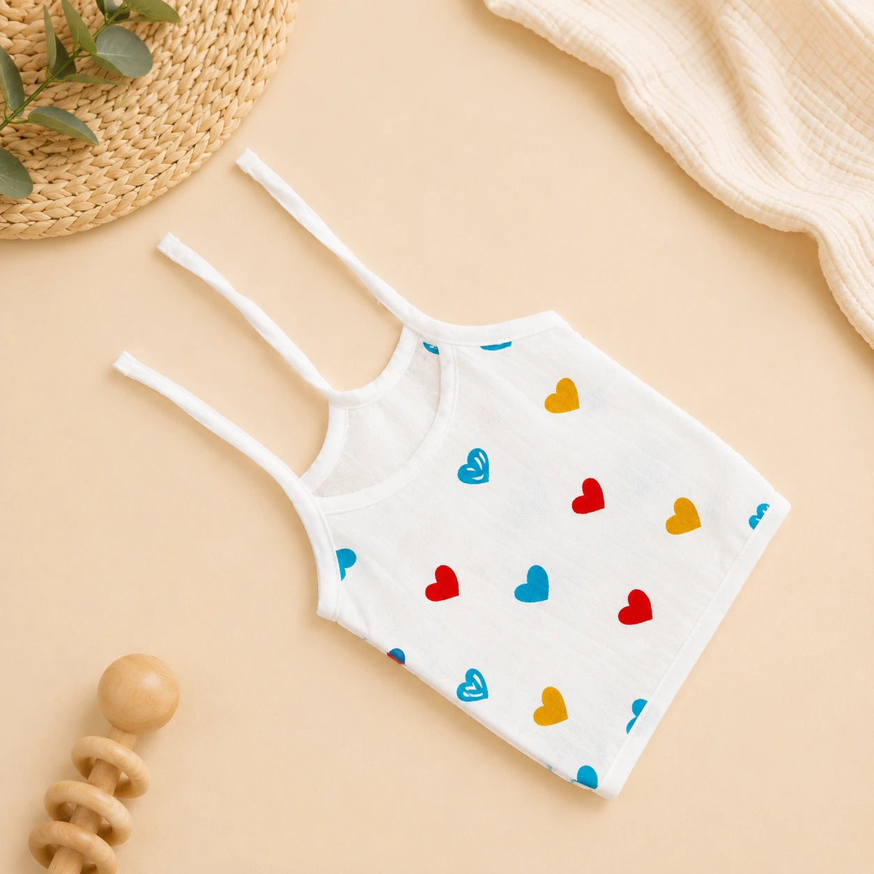 Muslin Knot Jabla - Cute Heart