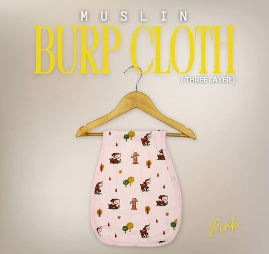 Muslin 2 Layer Burp Cloth - Tree Print - momndada