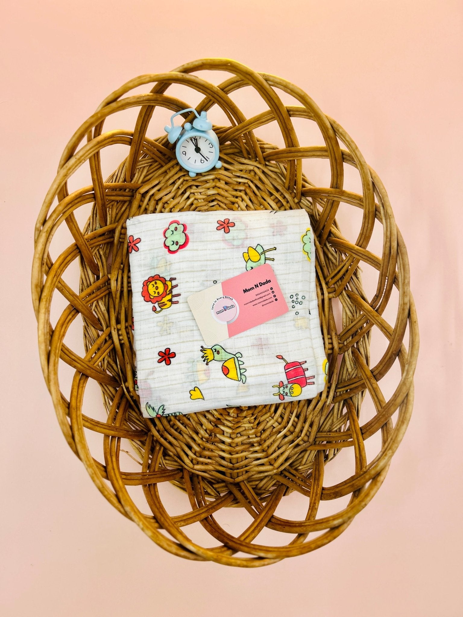 Muslin Bath Towel - Lion Print - momndada