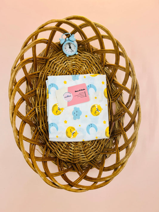 Muslin Bath Towel - Sleeping cat - momndada