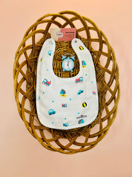 Muslin Bibs - Ball Design - momndada