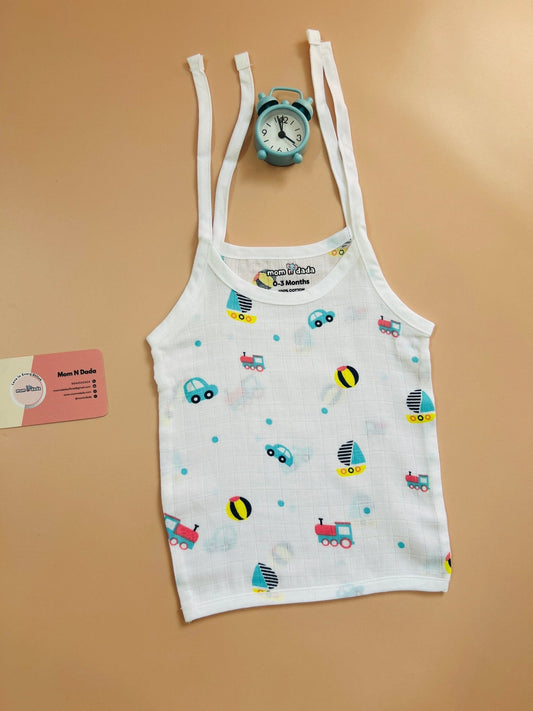 Muslin Knot Jabla - Ball Print - momndada