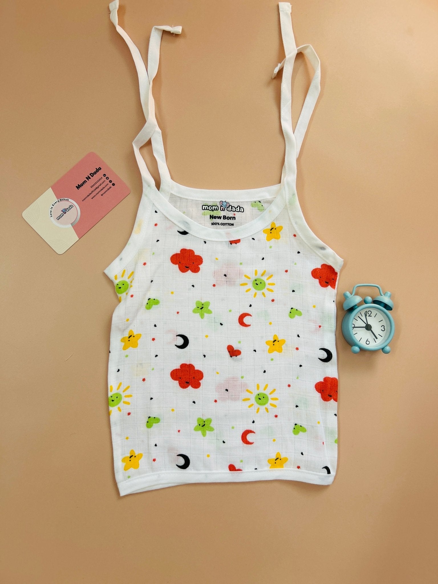 Muslin Knot Jabla - Sun & Moon Print - momndada