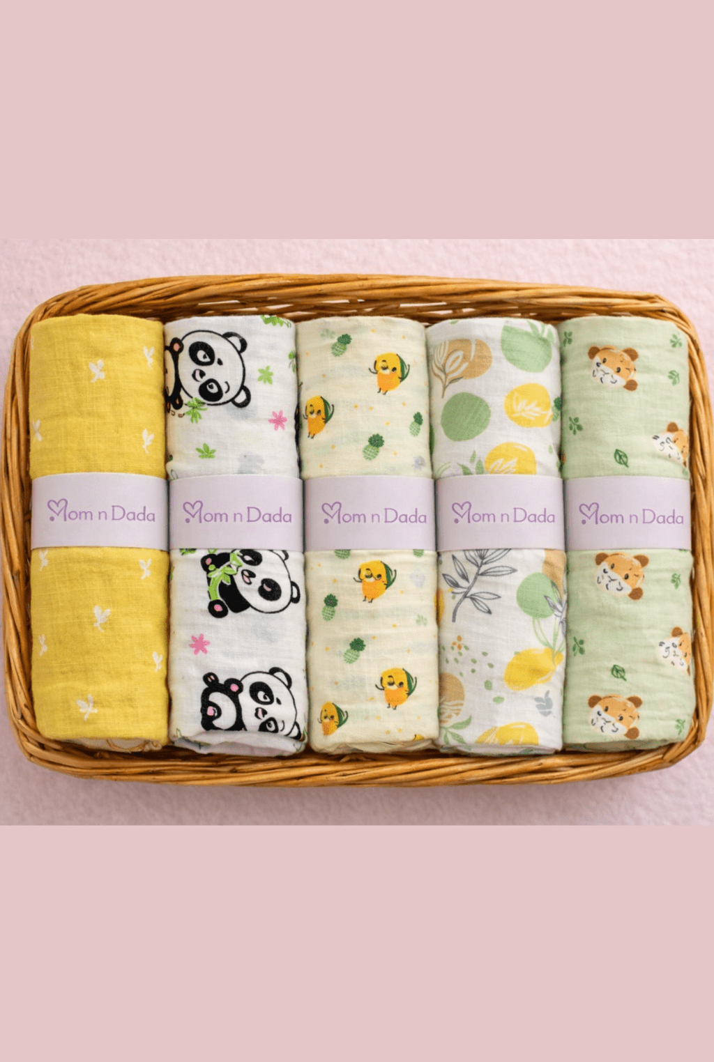 Muslin Swaddle - Pack of 5 - momndada