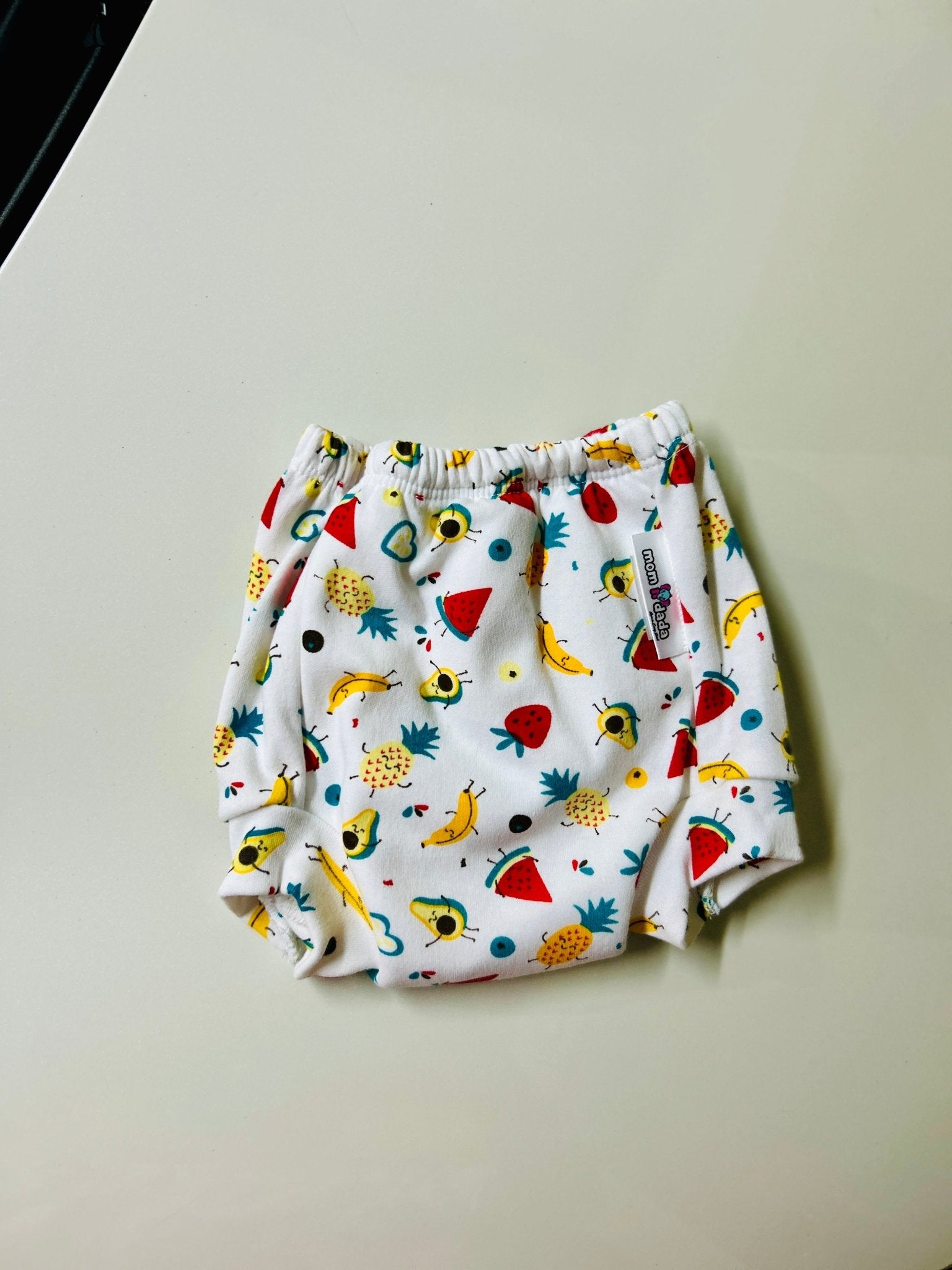 Organic Padded Underwear 3–12 Months - Fruits Print - momndada