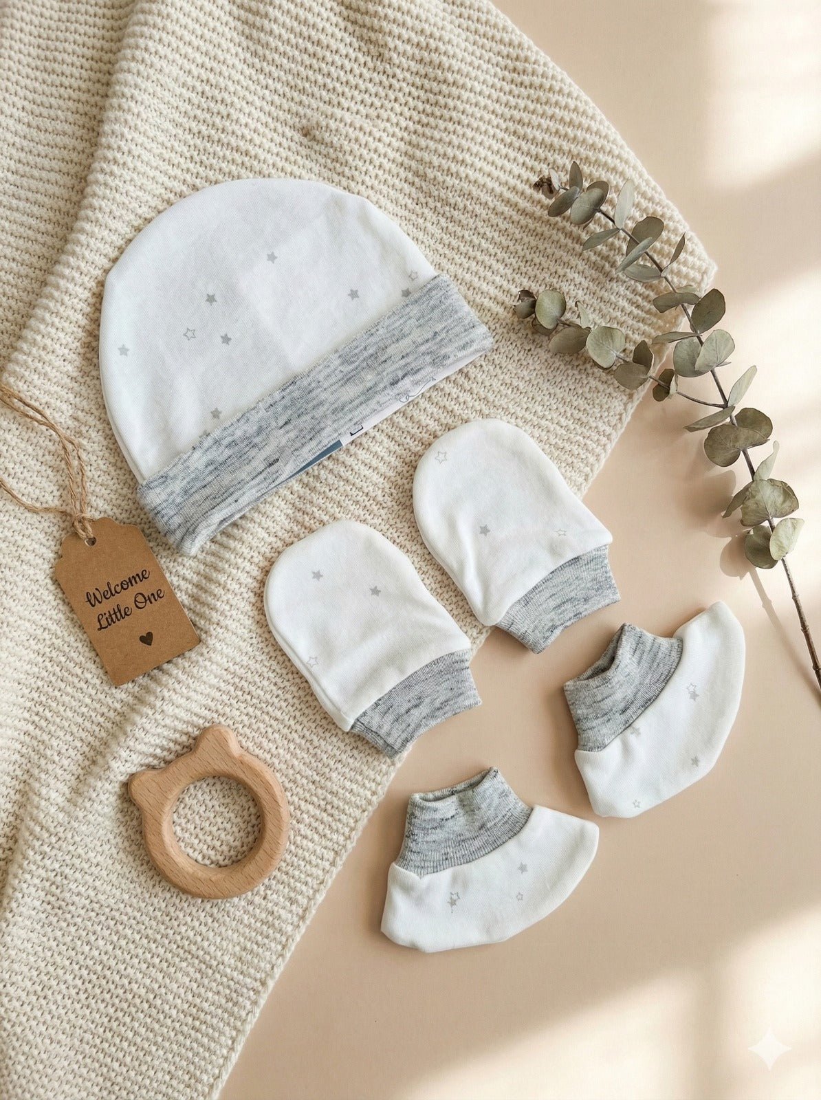 🐼 Trending Panda Newborn (0 - 3 month) Jabla Gift Set – 6 Items Combo - momndada