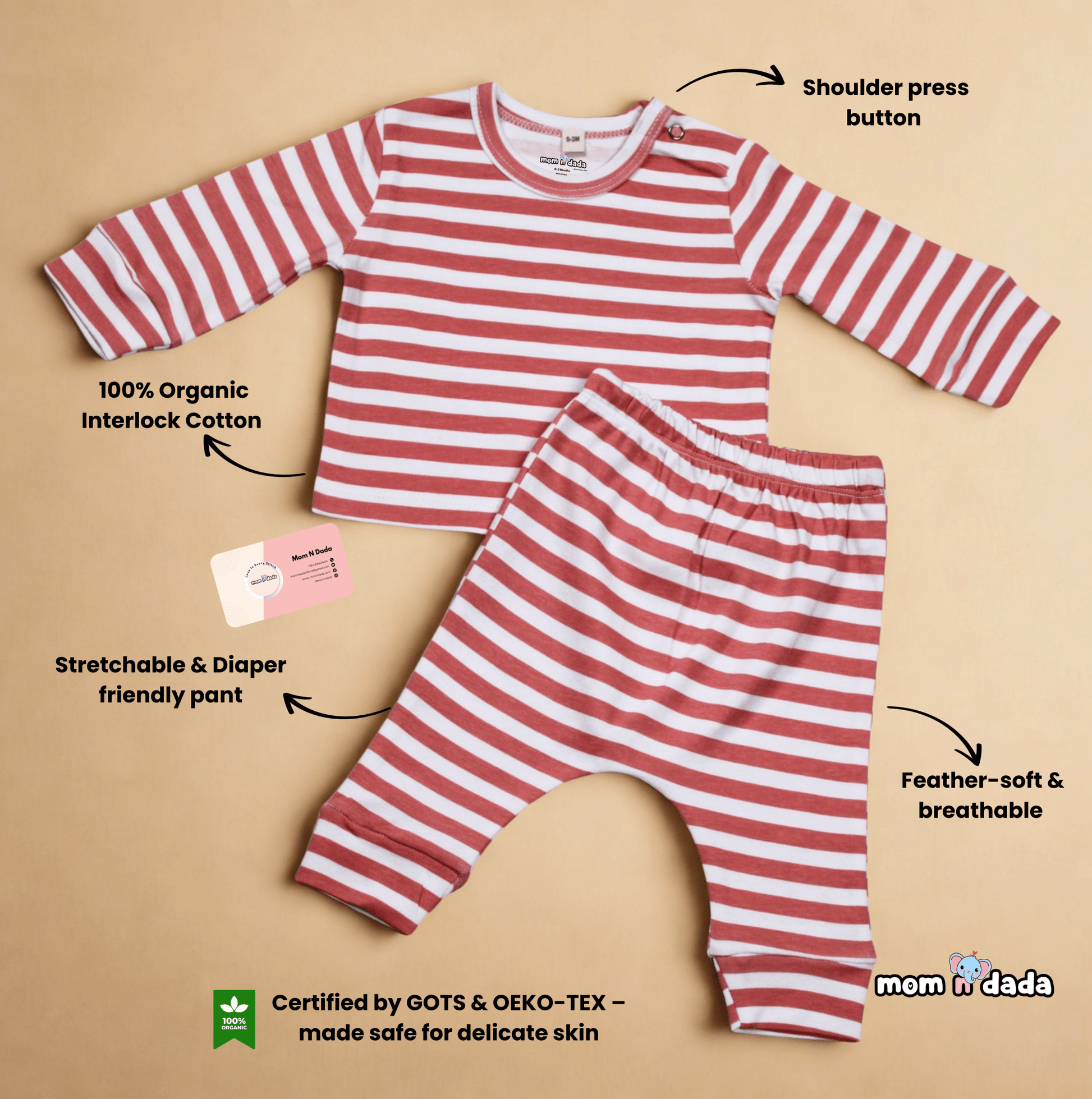 Winter Warm Full Sleeve Co - ord Sets - Line - momndada