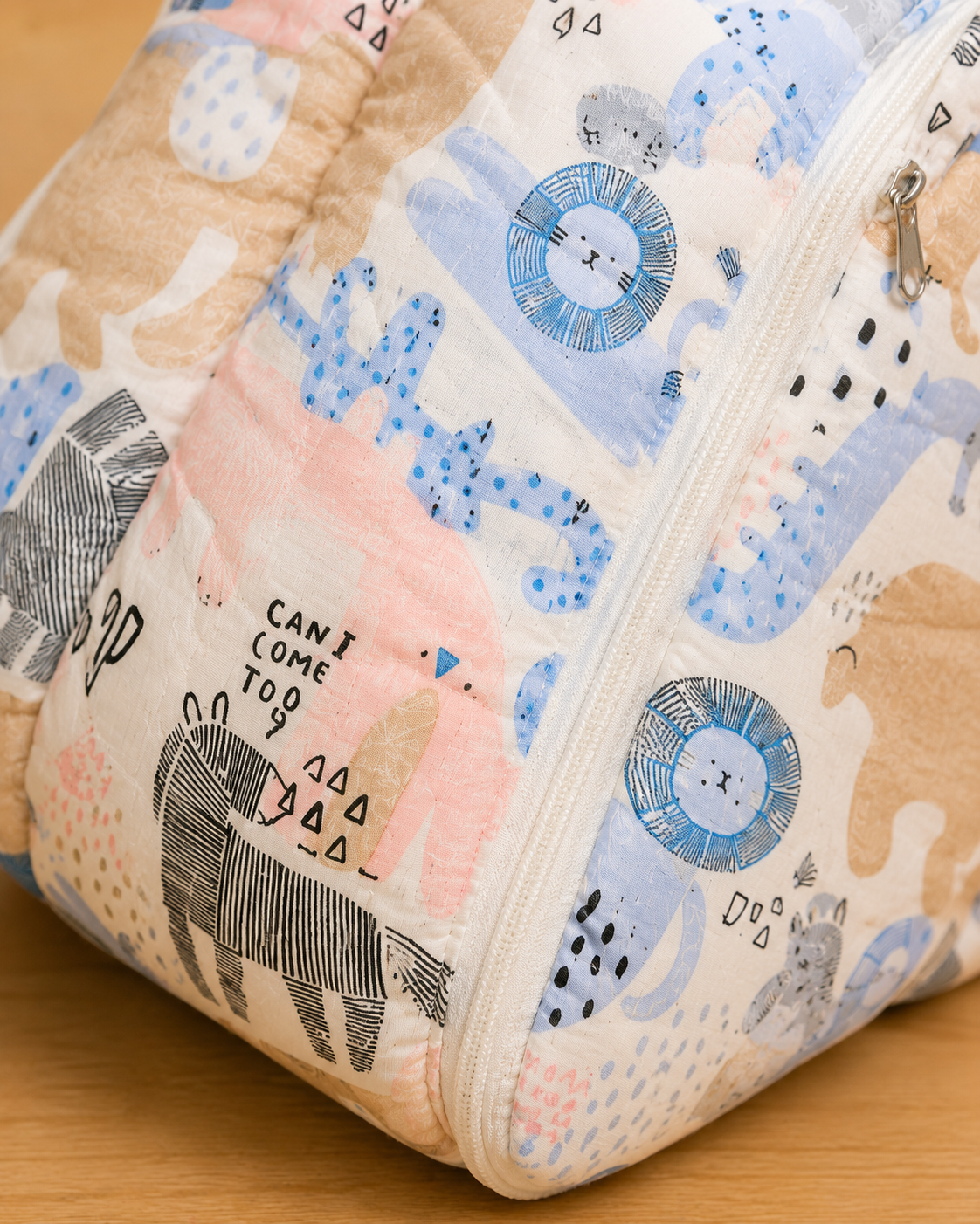 Baby Sleeping Bag & Carry Nest | Zoo print